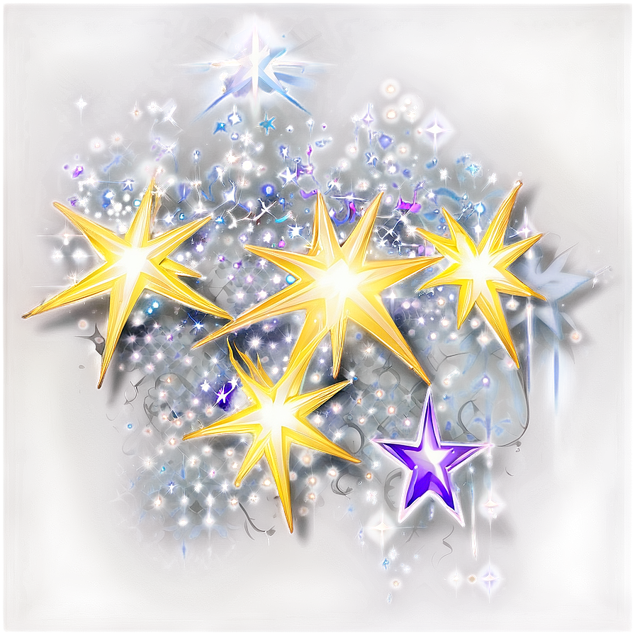 Sparkling Stars PNG 05042024 PNG image with a transparent background, free high-resolution download