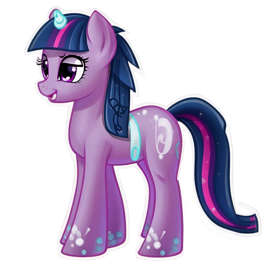 Sparkling Twilight Pony Png Gvr