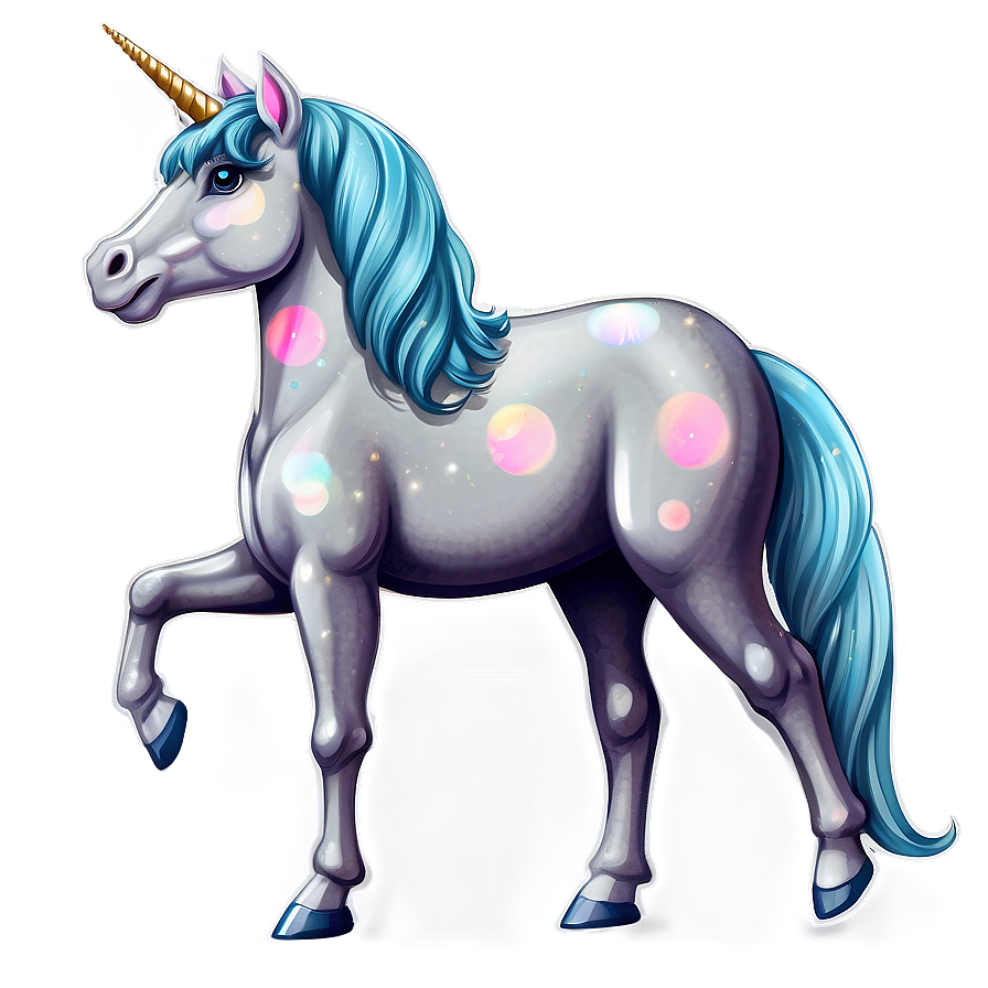 Sparkling Unicorn PNG 05032024 PNG with transparent background