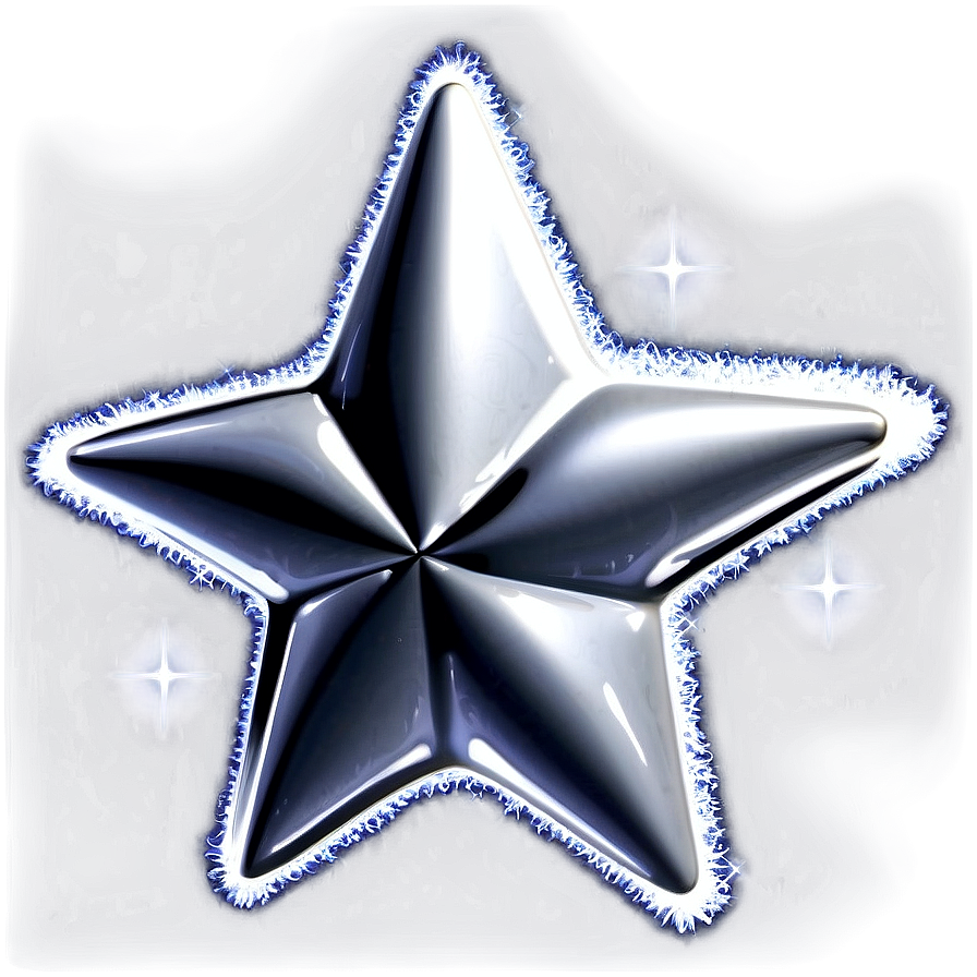 Sparkling White Star Art Png Qyo67