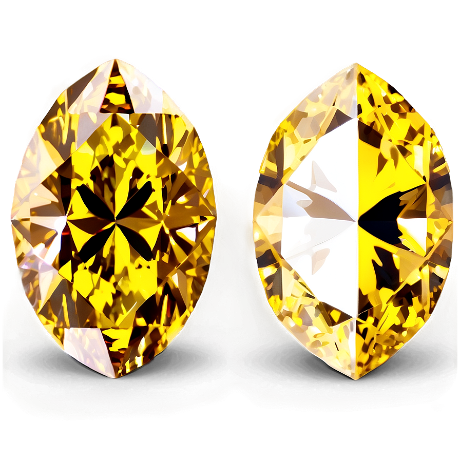 Sparkling Yellow Diamond Clipart Png Rgp79