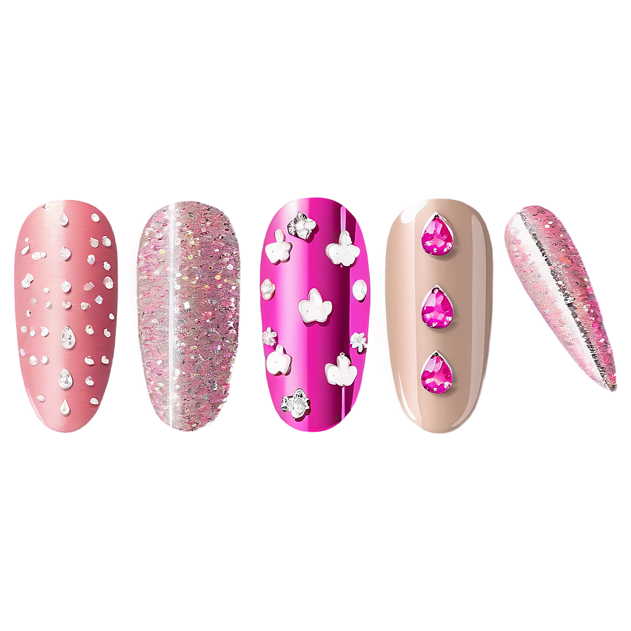 Sparkly Acrylic Nails Designs Png 06202024