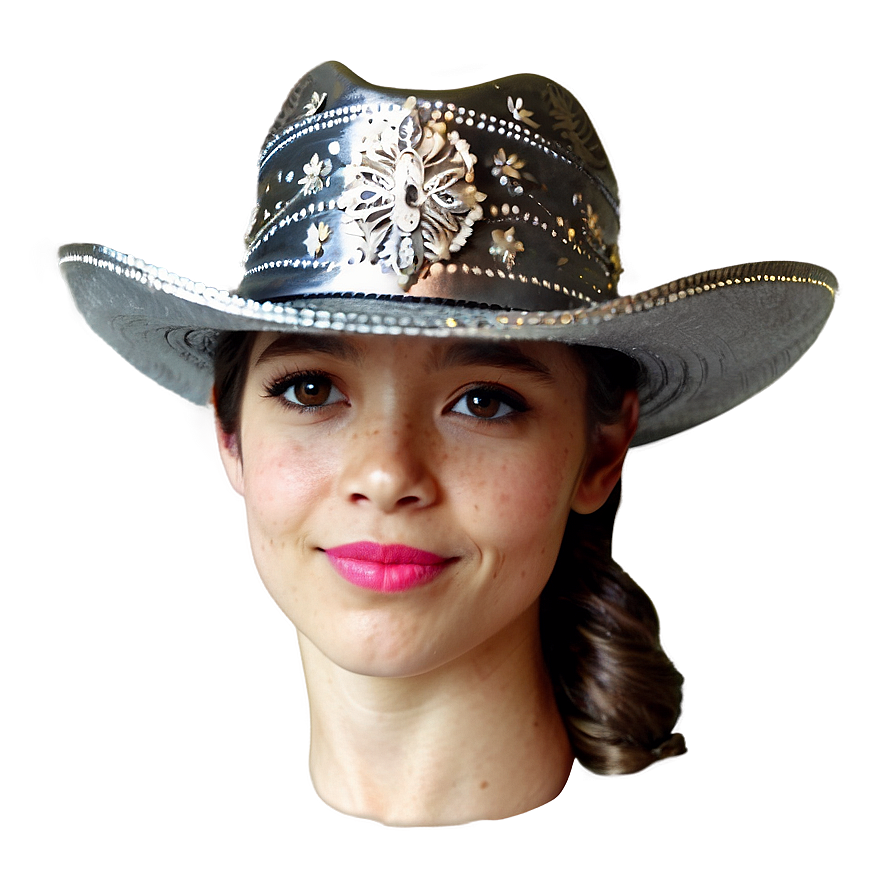 Sparkly Cowgirl Hat Png Uwi