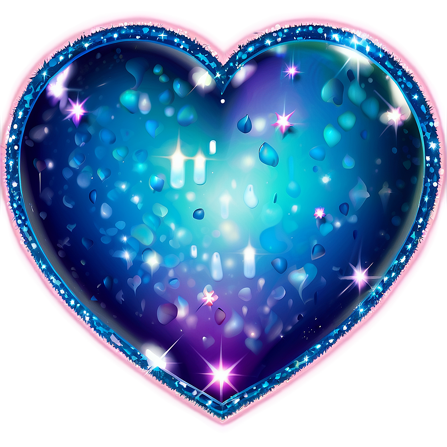 Sparkly Heart Clipart Fantasy Png 05252024