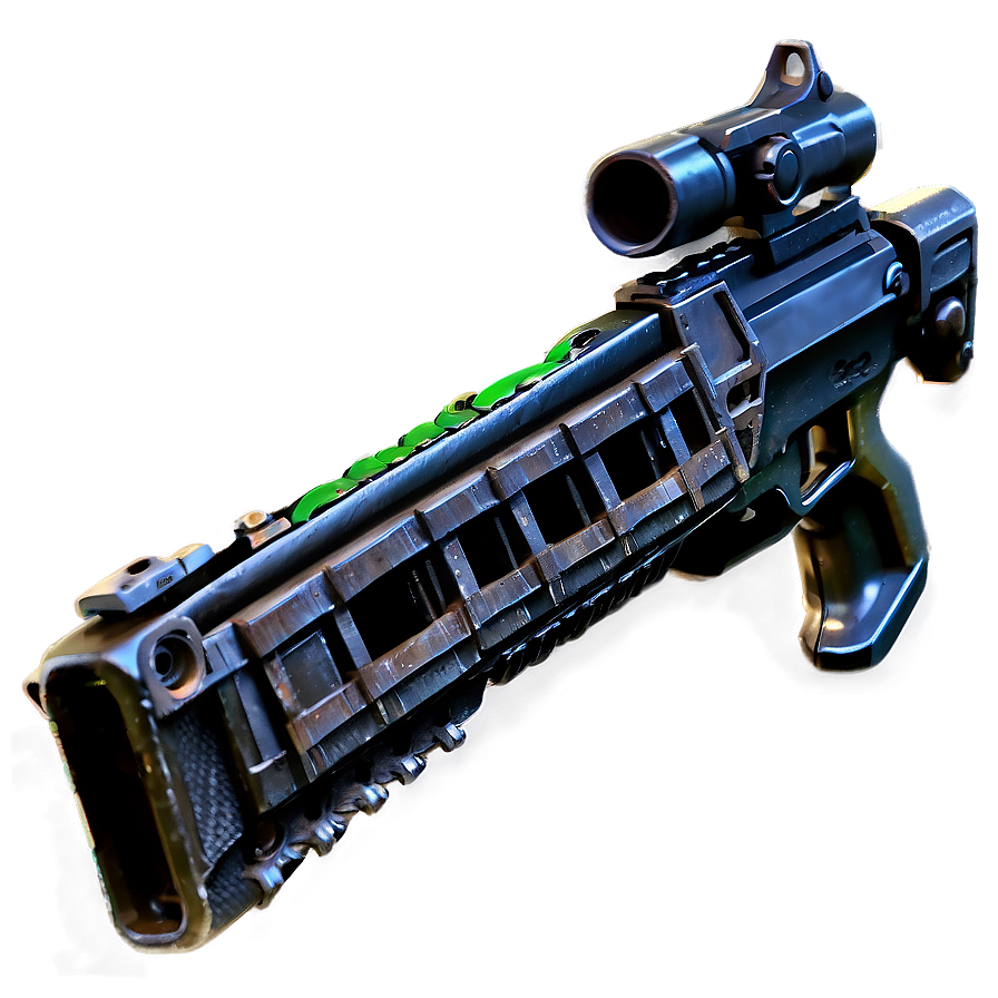 Spartan Battle Rifle PNG irq PNG with transparent background