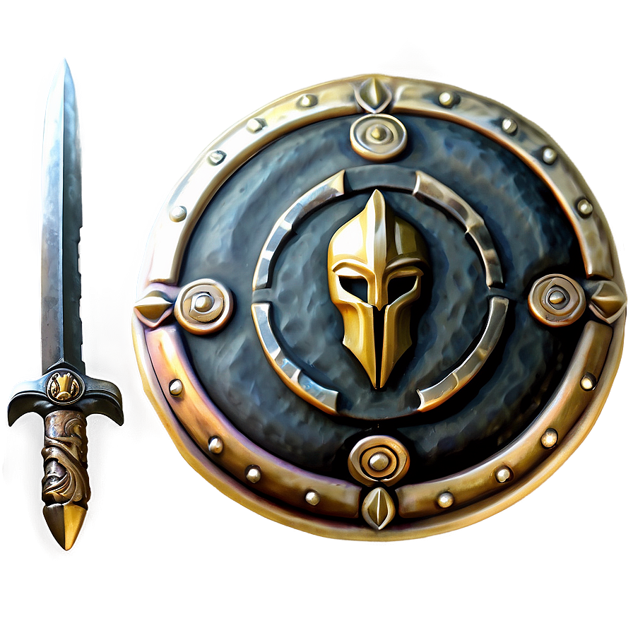 Spartan Sword And Shield Png Yvu