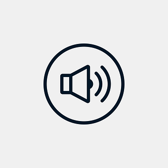 Speaker Icon Sound Waves PNG with transparent background