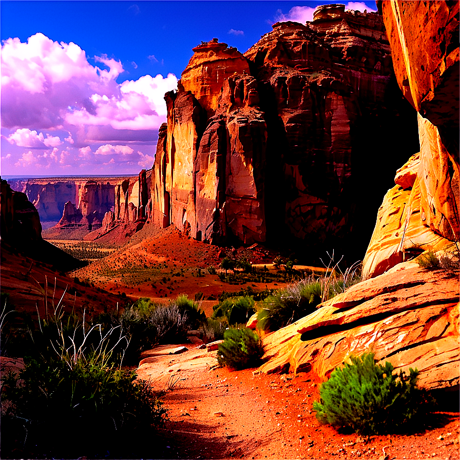 Spectacular Canyon Vista Landscape Png 77