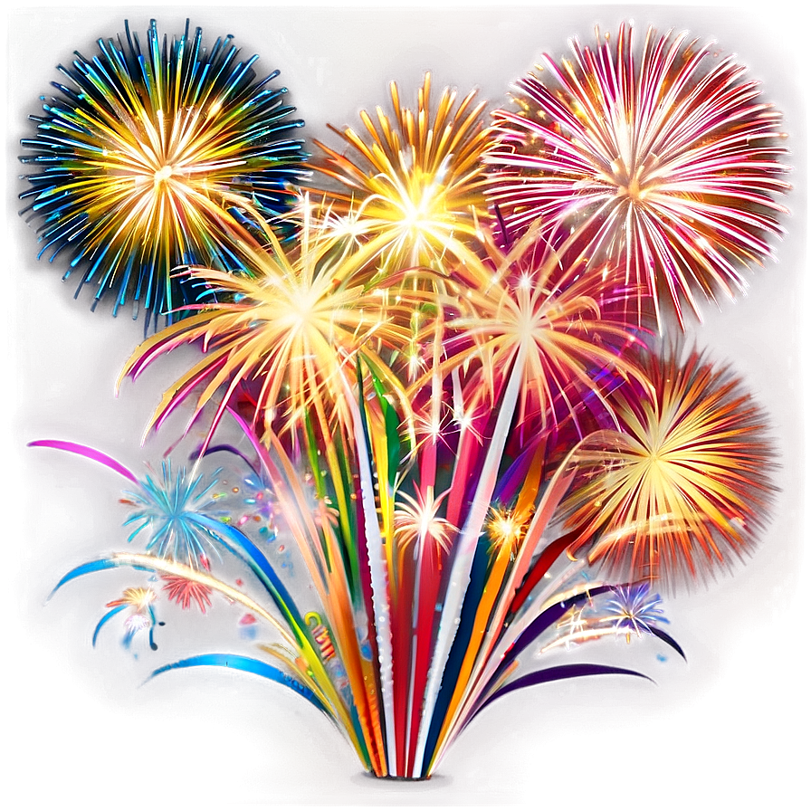 Spectacular Celebration Fireworks Show PNG 05232024 PNG with transparent background