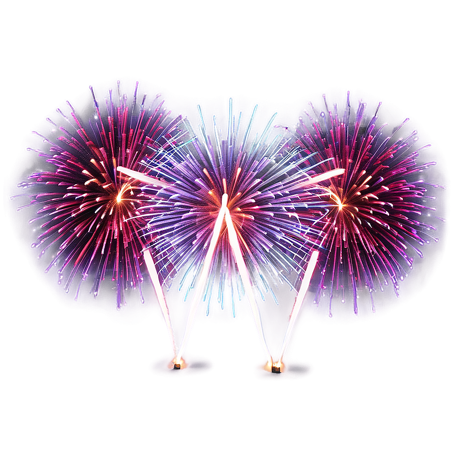 Spectacular Celebration Fireworks Show PNG trj PNG with transparent background