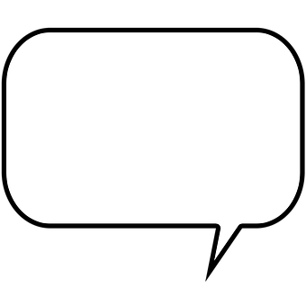 Speech Balloon Icon Black Background