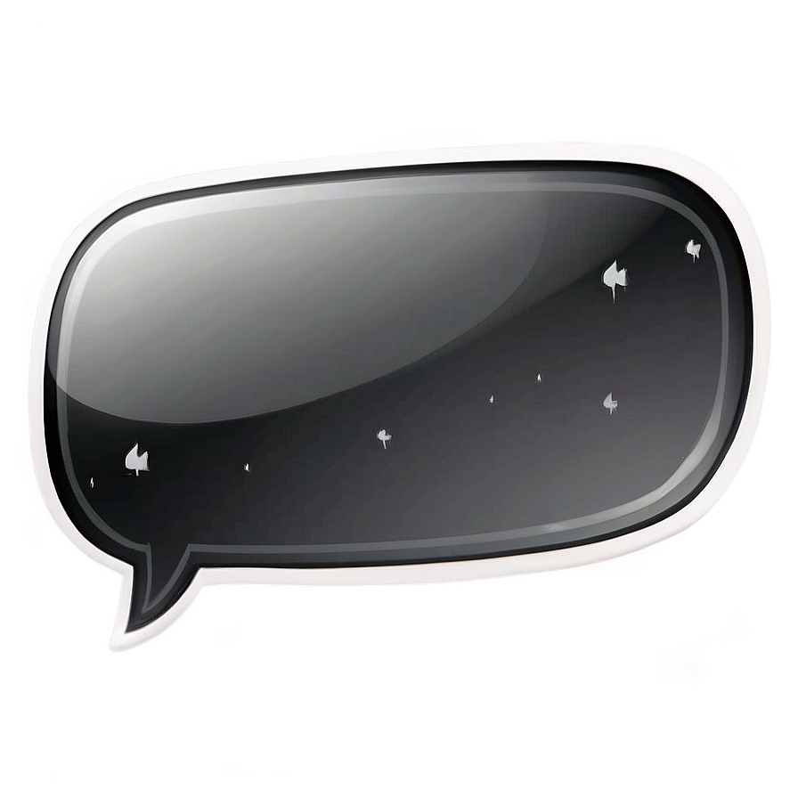 speech bubble d PNG image with a transparent background, free high-resolution download