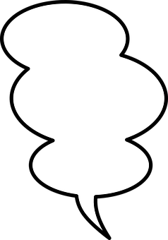 Speech Bubble Graphic PNG with transparent background