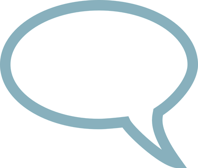 Speech Bubble Outline Graphic PNG with transparent background