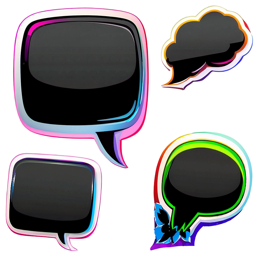 "Speech Bubble Outline PNG Collection" 04302024 PNG image with a transparent background, free high-resolution download