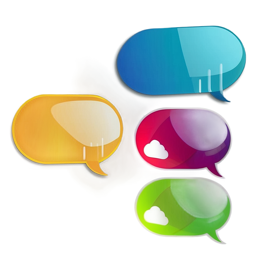 "Speech Bubble PNG with Shadow Effects" fxb51 PNG image with a transparent background, free high-resolution download