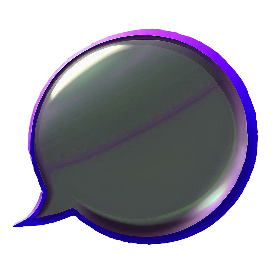 "Speech Bubble PNG with Shadow Effects" soe PNG image with a transparent background, free high-resolution download