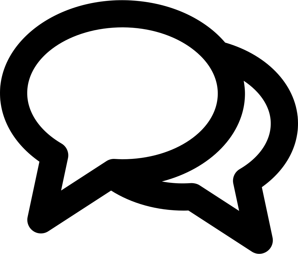 Speech Bubbles Icon PNG with transparent background
