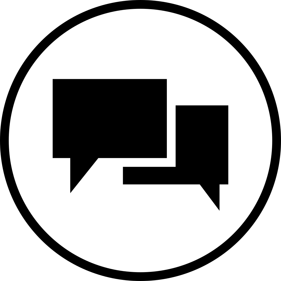 Speech Bubbles Icon 980x980 PNG image with a transparent background, free high-resolution download