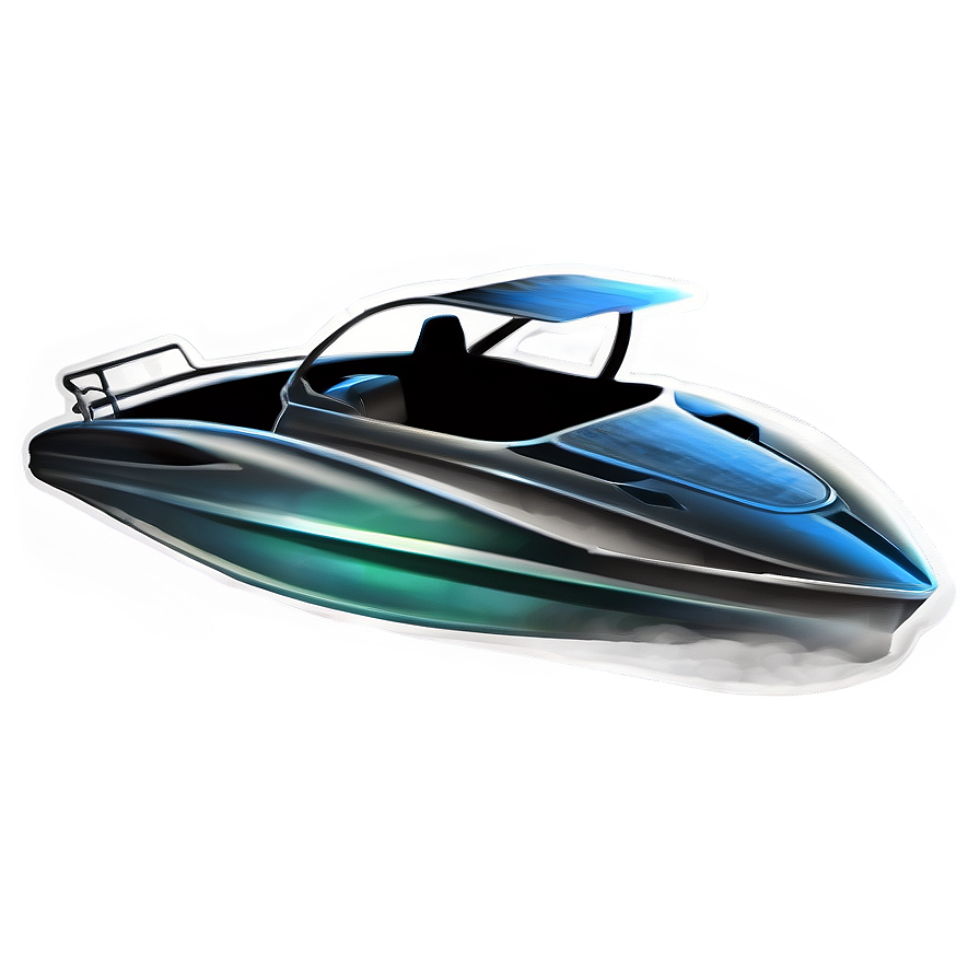 Speed Boat Silhouette Png 90