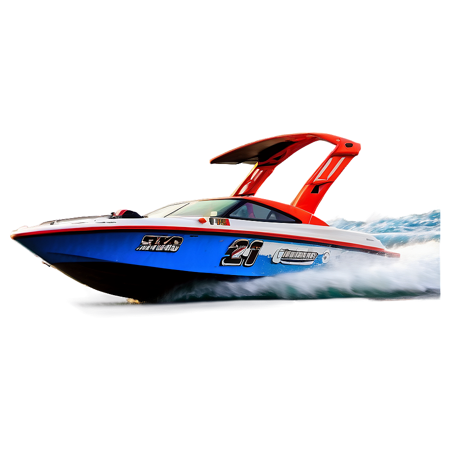 Speed Boat Wakeboarding Png Sye