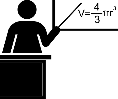 Sphere Volume Formula Blackboard PNG with transparent background