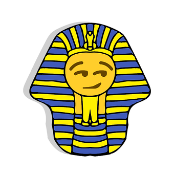 Sphinx Emoji Mashup PNG with transparent background