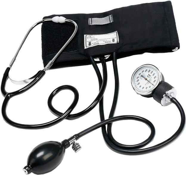 Sphygmomanometerand Stethoscope PNG image with a transparent background, free high-resolution download