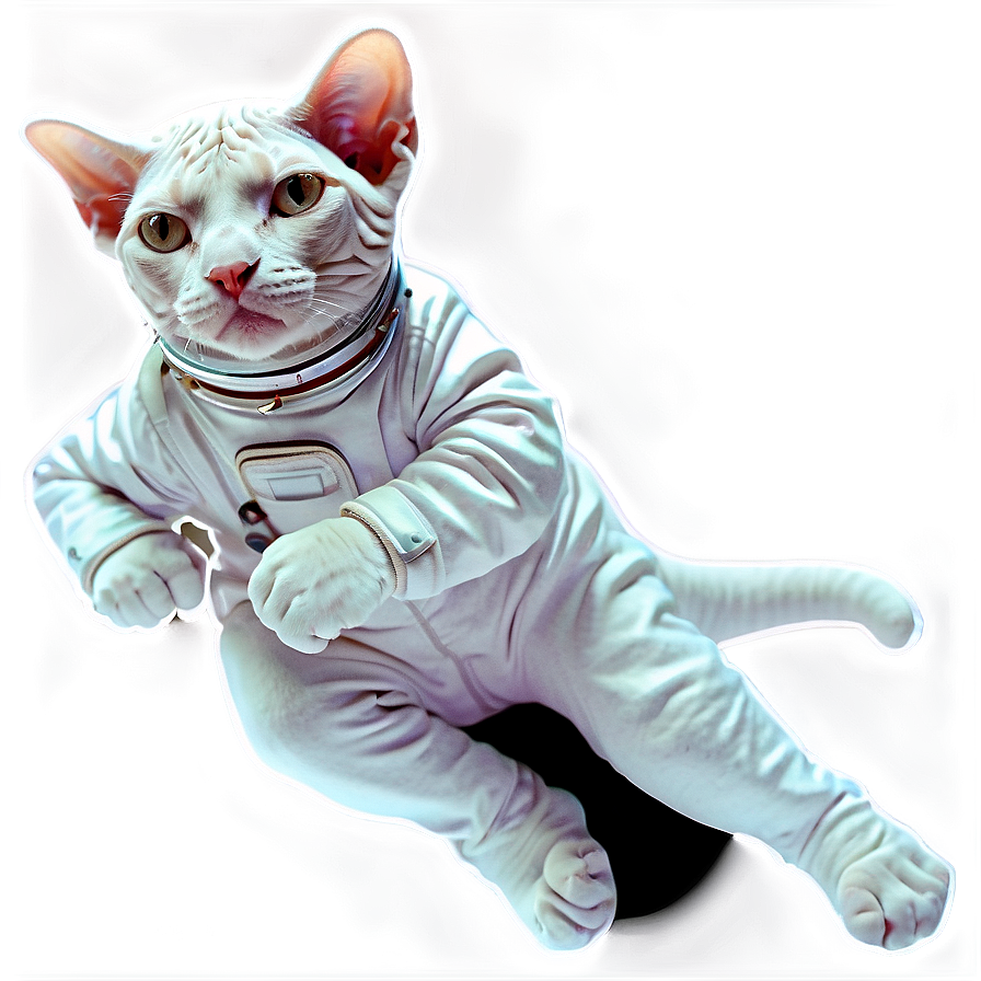 Sphynx Cat Astronaut Outer Space Png Pjx