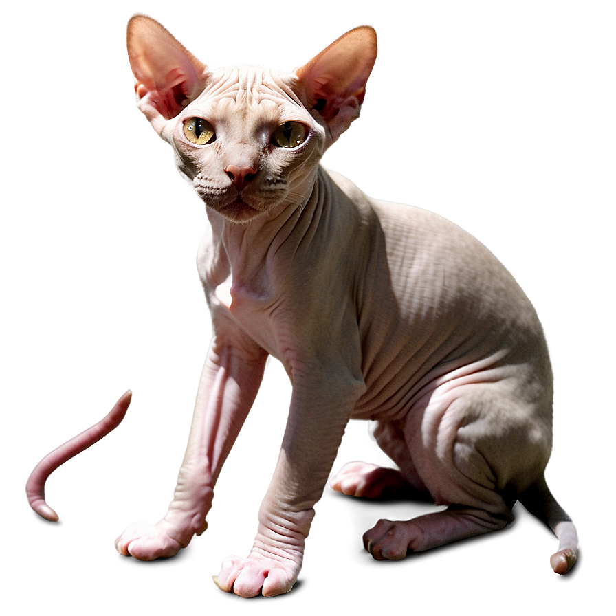 Sphynx Cat Bald Beauty Png A