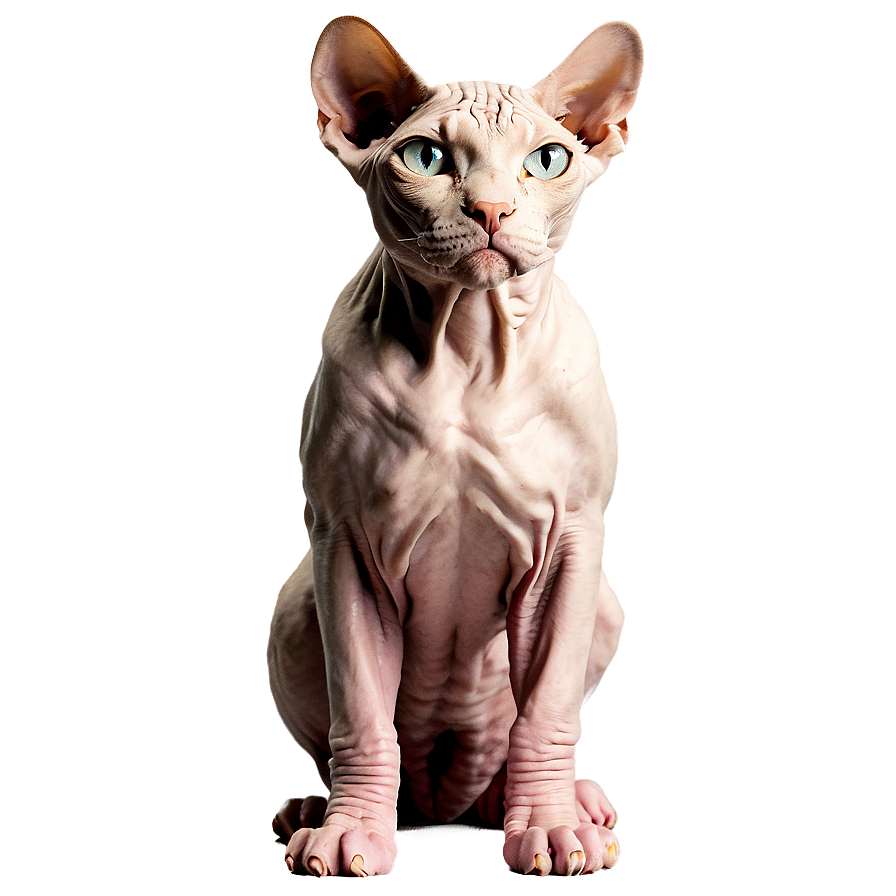 Sphynx Cat With Sphinx Statue Png 06292024