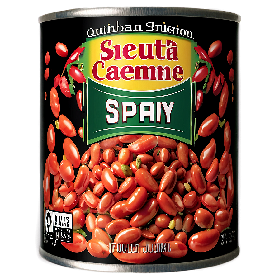 Spicy Beans Can Png Vht