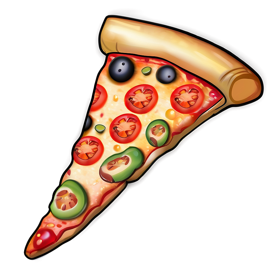 Spicy Cartoon Pizza Png 06272024