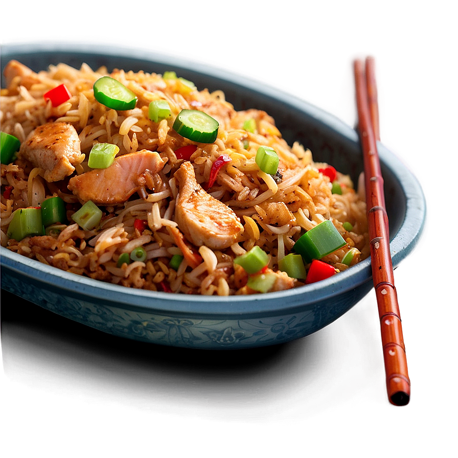 Spicy Chicken Fried Rice Png 06262024