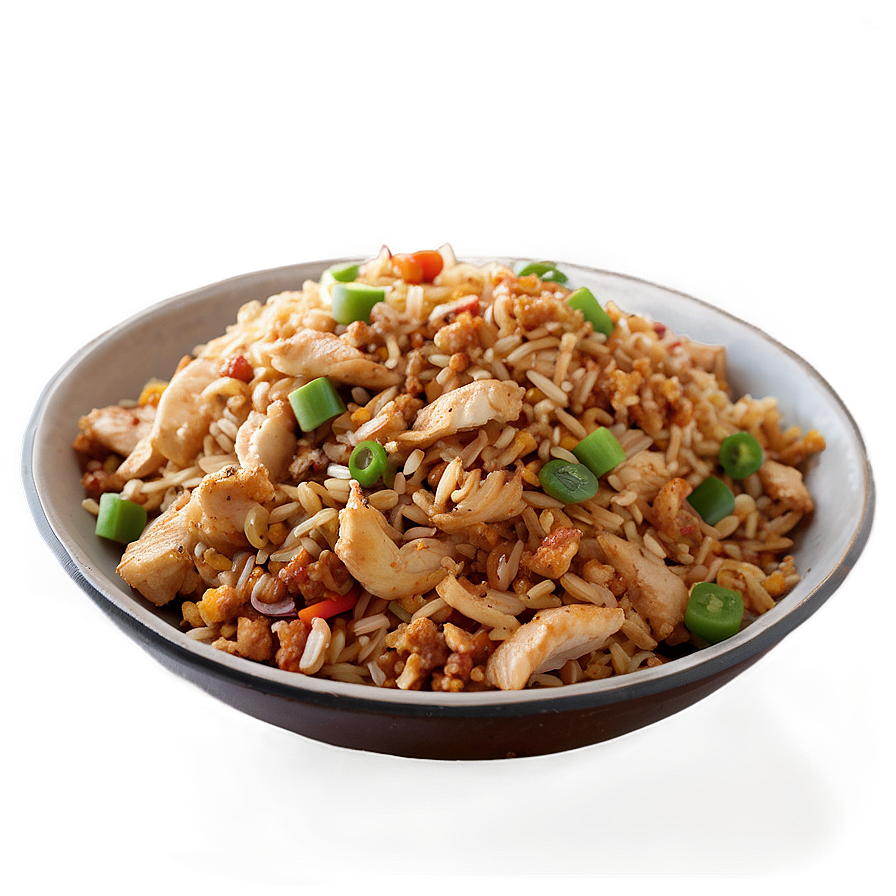 Spicy Chicken Fried Rice Png 06262024