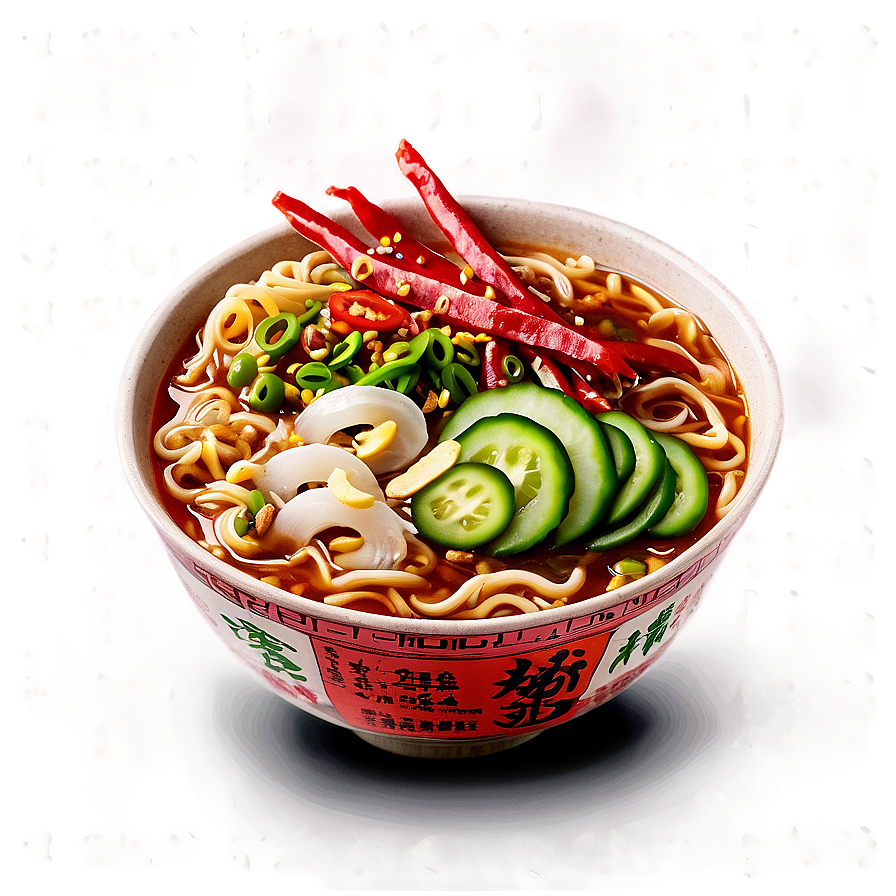 Spicy Ramen Noodles PNG 05242024 PNG image with a transparent background, free high-resolution download