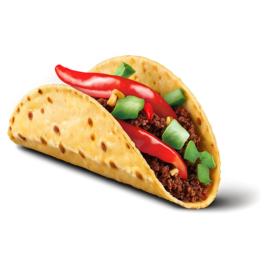 Spicy Taco PNG 05042024 PNG with transparent background