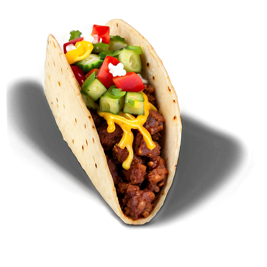 Spicy Taco PNG 05042024 PNG with transparent background