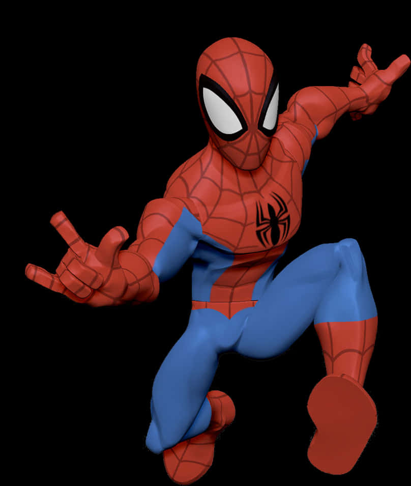 Spider Man_ Action_ Pose