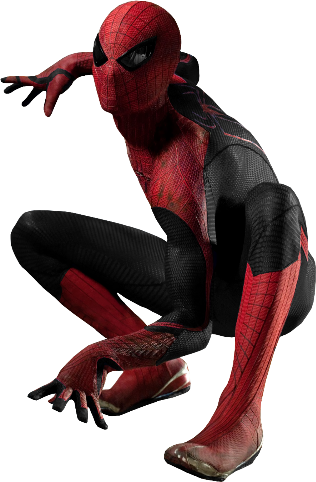 Spider Man_ Crouching_ Pose