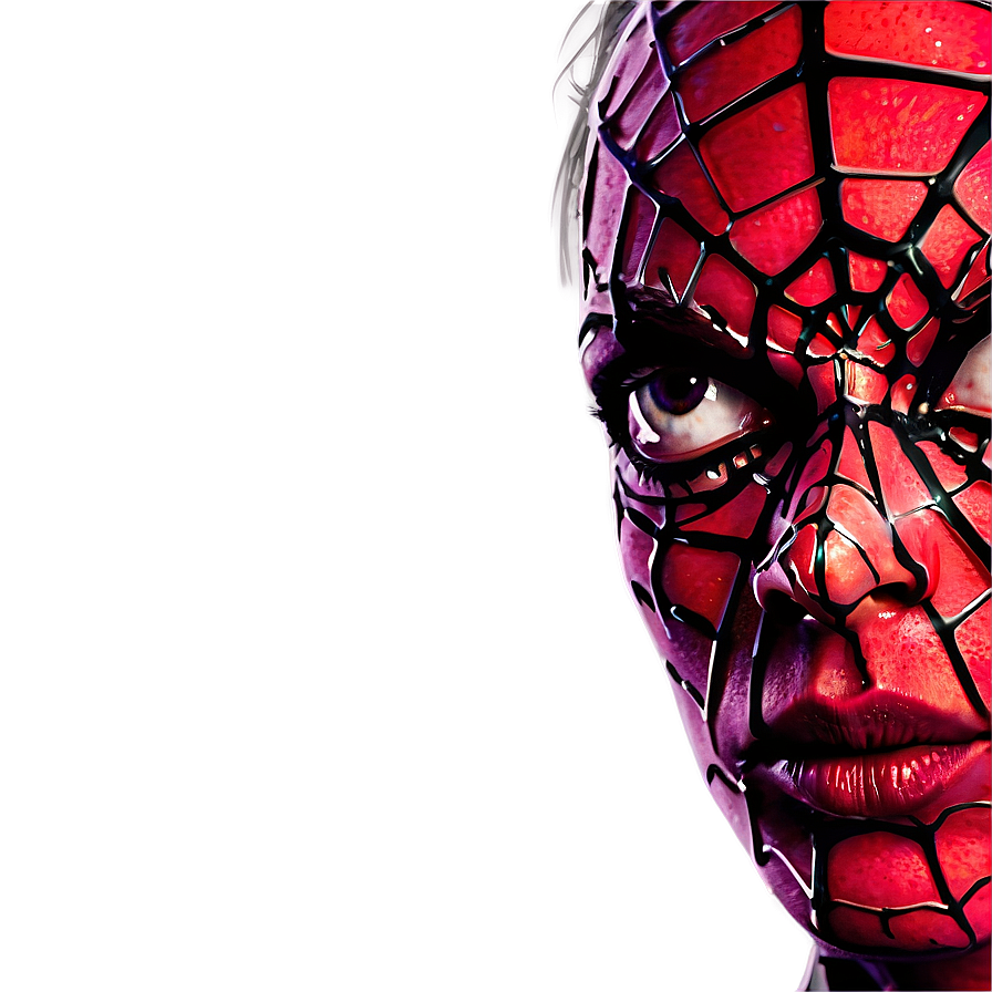 Spider Man Half Face Reveal