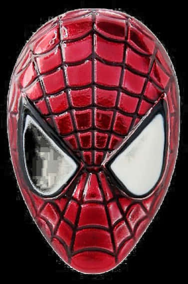 Spider Man Mask Closeup