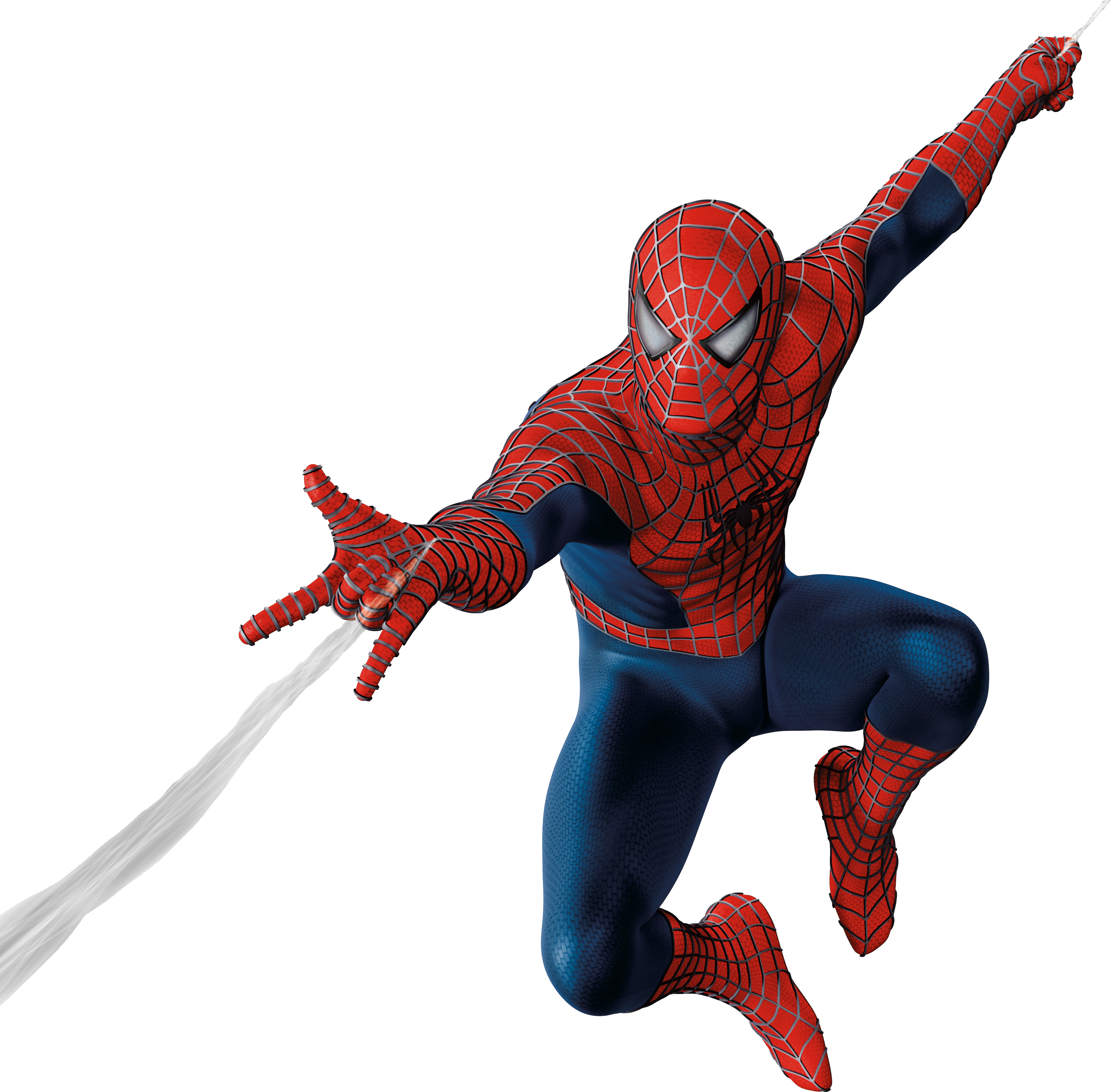 Spider Man Swinging Action Pose