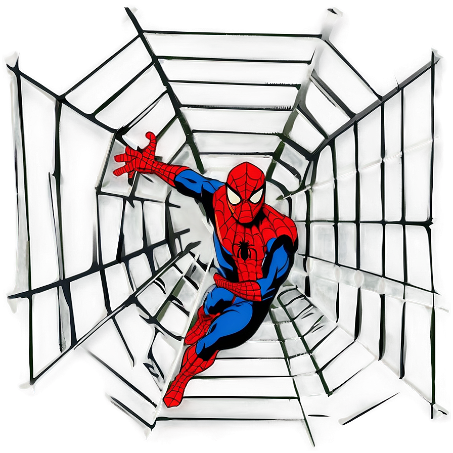 Spider Man Web Vector Png Ied