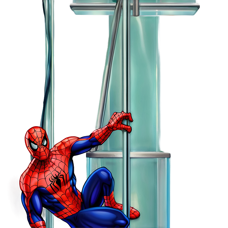 Spiderman Climbing Transparent Png Non61