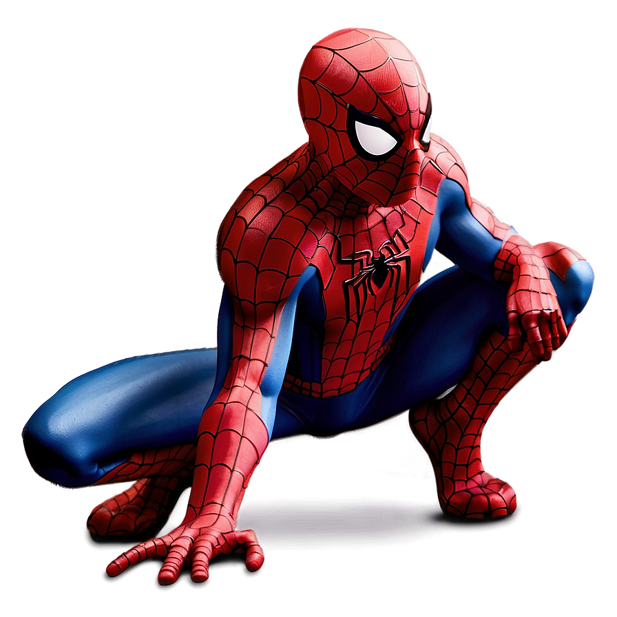 Spiderman Crouching Transparent Png Llg31