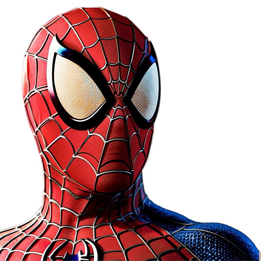 spiderman d PNG with transparent background