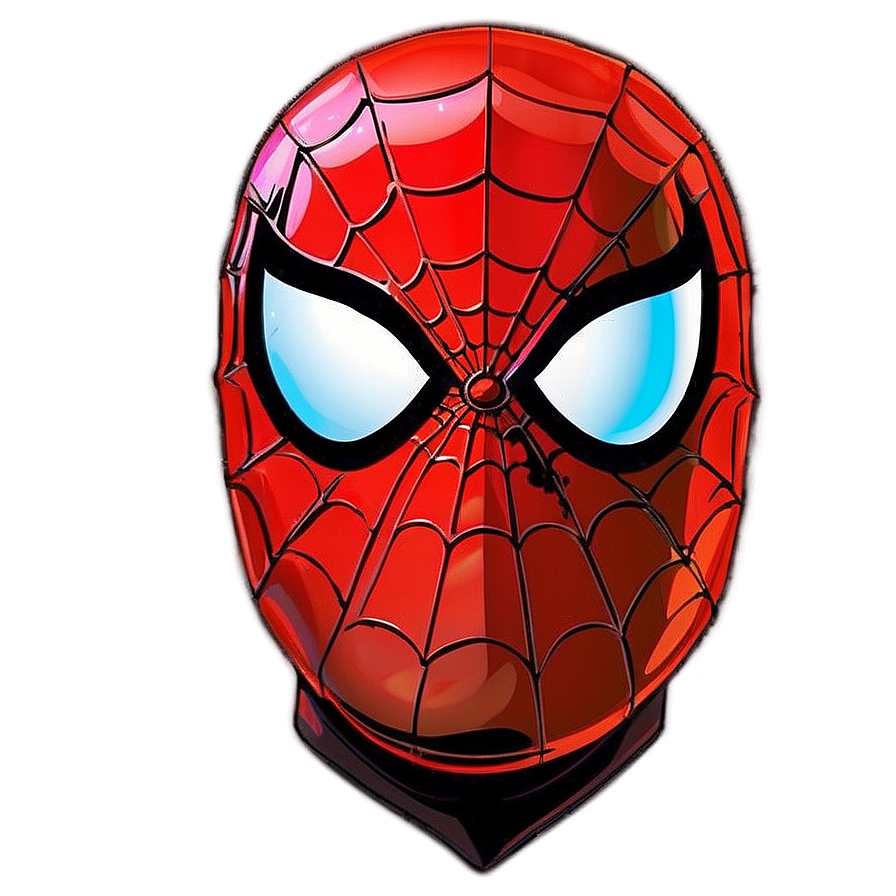 spiderman d PNG with transparent background