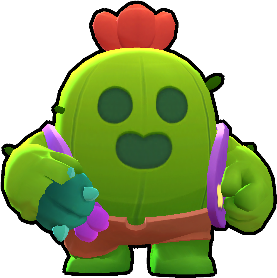 Spike Png Brawl Stars , Png Download - Spike From Brawl Stars, Transparent Png PNG with transparent background