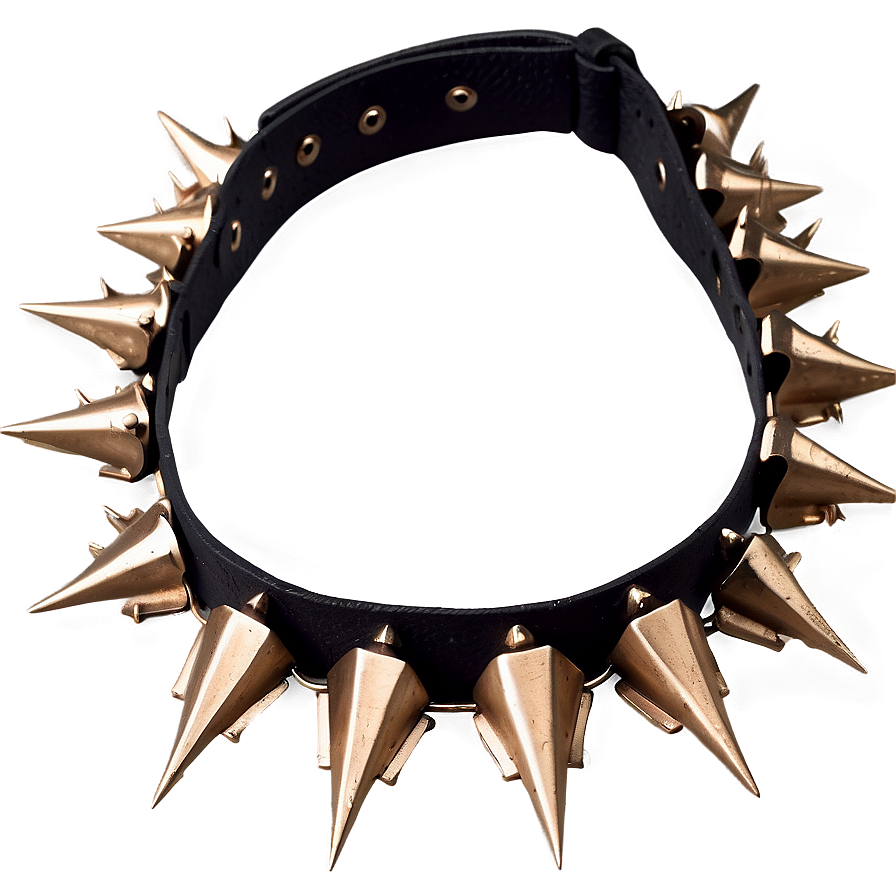 Spiked Choker For Music Festival Png 70